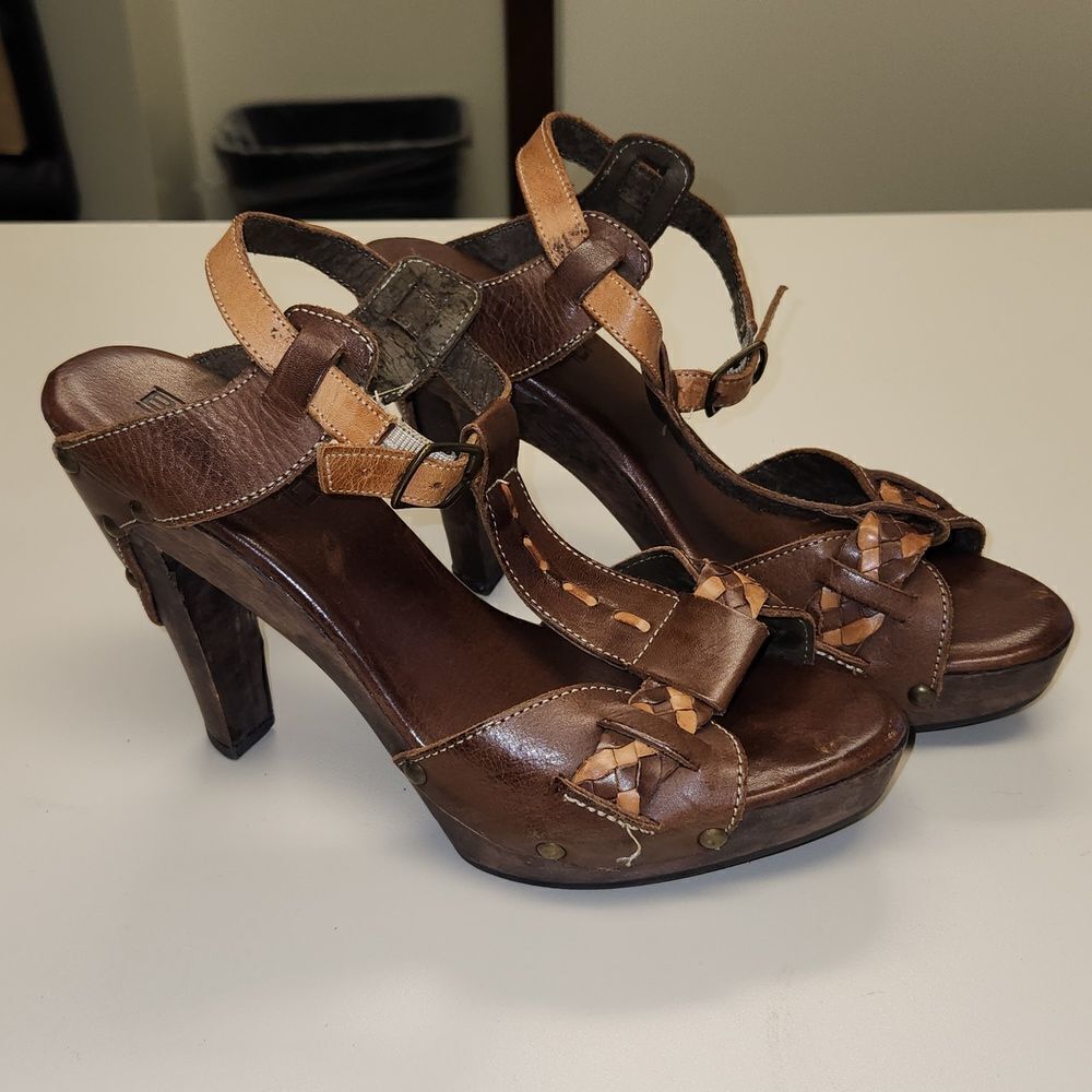Bed Stu Cobbler Heels 9.5 B Shoes